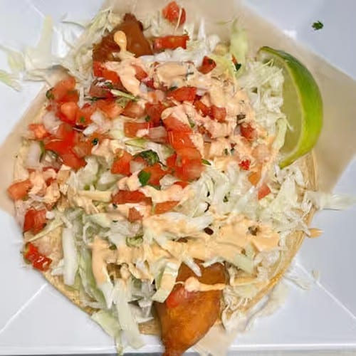 Jumbo Fish Taco.