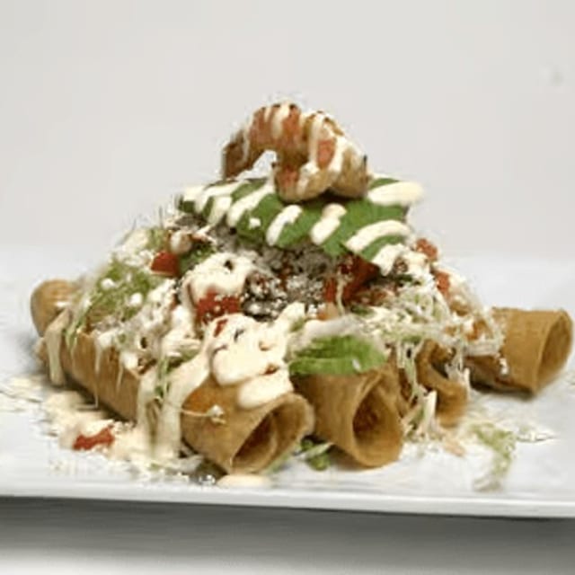 4 Shrimp Taquitos.