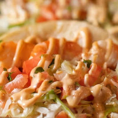 Street Shrimp Taco.