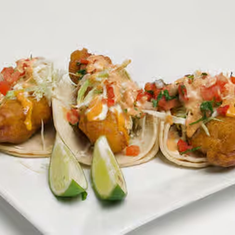 Savor our fish tacos