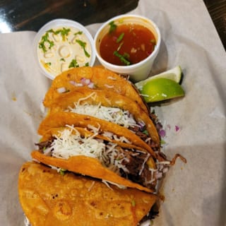4 Birria Tacos W/ Consome