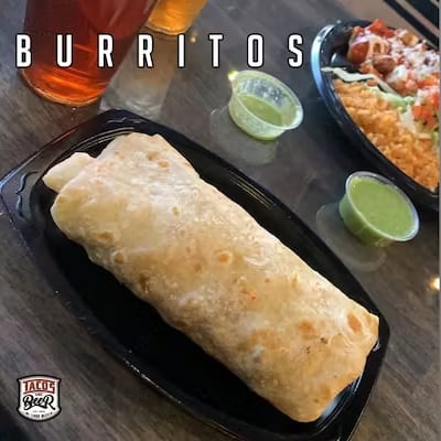 Classic Shrimp Burrito.
