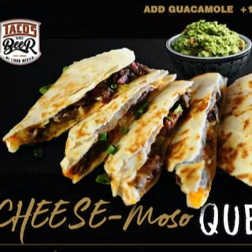 Cheese Only Quesadilla.